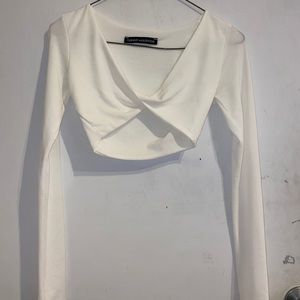 Long sleeve crop top